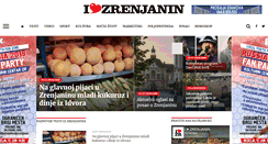 Desktop Screenshot of ilovezrenjanin.com